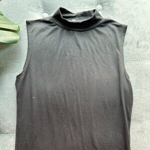 Sleeveless Mock Neck Top